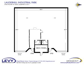 3700-3798 NW 16th St, Lauderhill, FL à louer Plan d’étage- Image 2 de 2