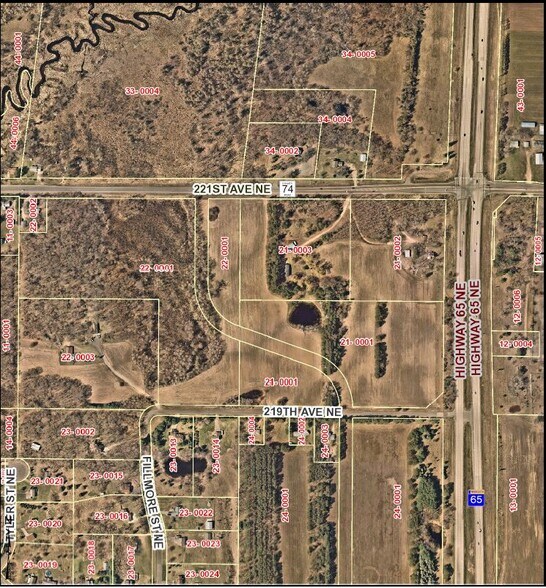 1X 1X Highway 65, East Bethel, MN à vendre - Aérien - Image 2 de 2