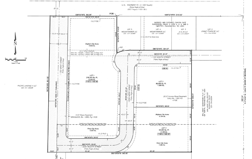 1000 W 1100 S, Brigham City, UT à vendre - Plan cadastral - Image 2 de 2