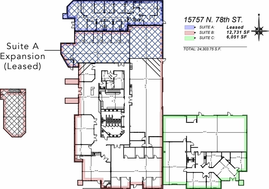 15757 N 78th St, Scottsdale, AZ à louer Plan d’étage- Image 1 de 10