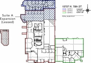 15757 N 78th St, Scottsdale, AZ à louer Plan d’étage- Image 1 de 10