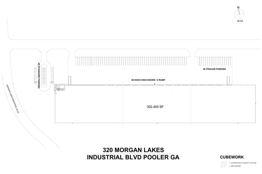 320 Morgan Lakes Blvd, Pooler, GA à louer - Plan de site - Image 1 de 14