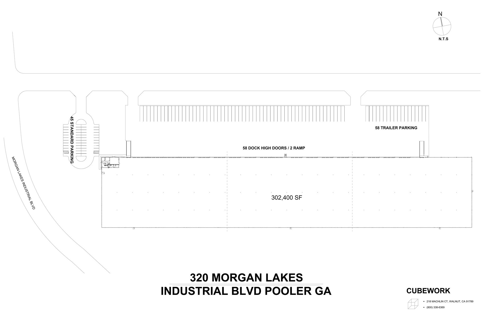 320 Morgan Lakes Blvd, Pooler, GA à louer Plan de site- Image 1 de 16