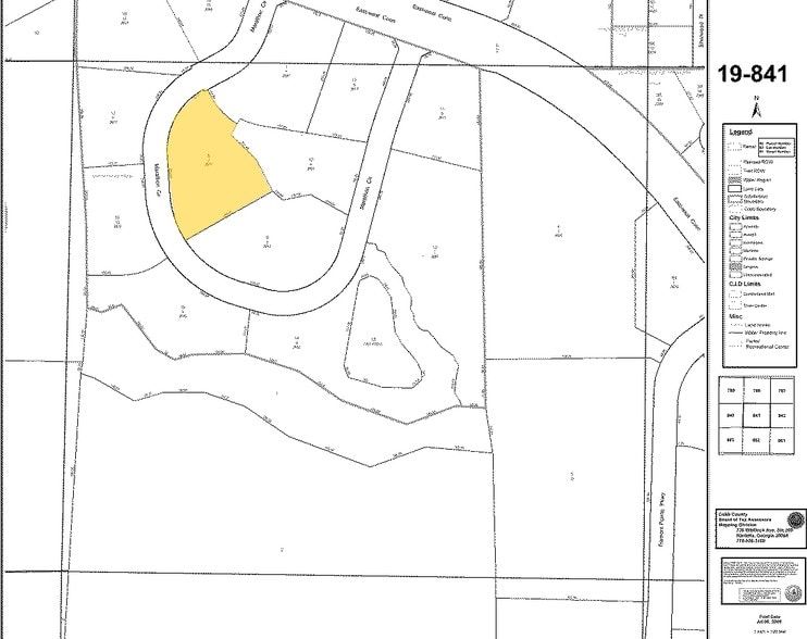 3617 Marathon Cir, Austell, GA for sale - Plat Map - Image 2 of 2