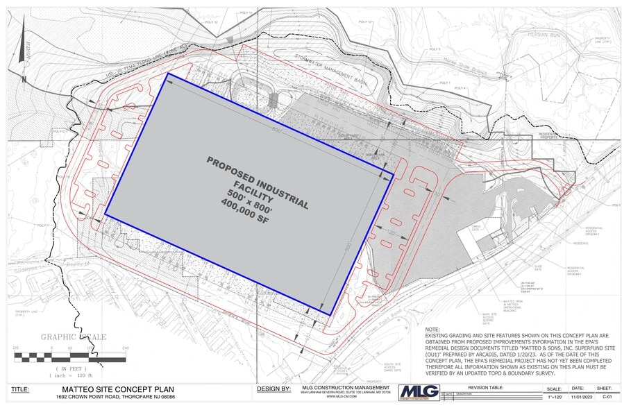 1692 Crown Point Rd, West Deptford, NJ à vendre - Plan de site - Image 2 de 2