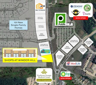 Plus de détails pour 500 Gainesville Highway, Winder, GA - Local commercial à louer