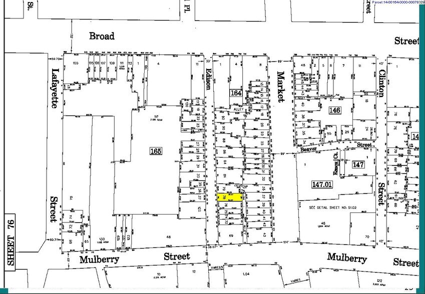 45-53 Edison Pl, Newark, NJ à louer - Plan cadastral - Image 1 de 1