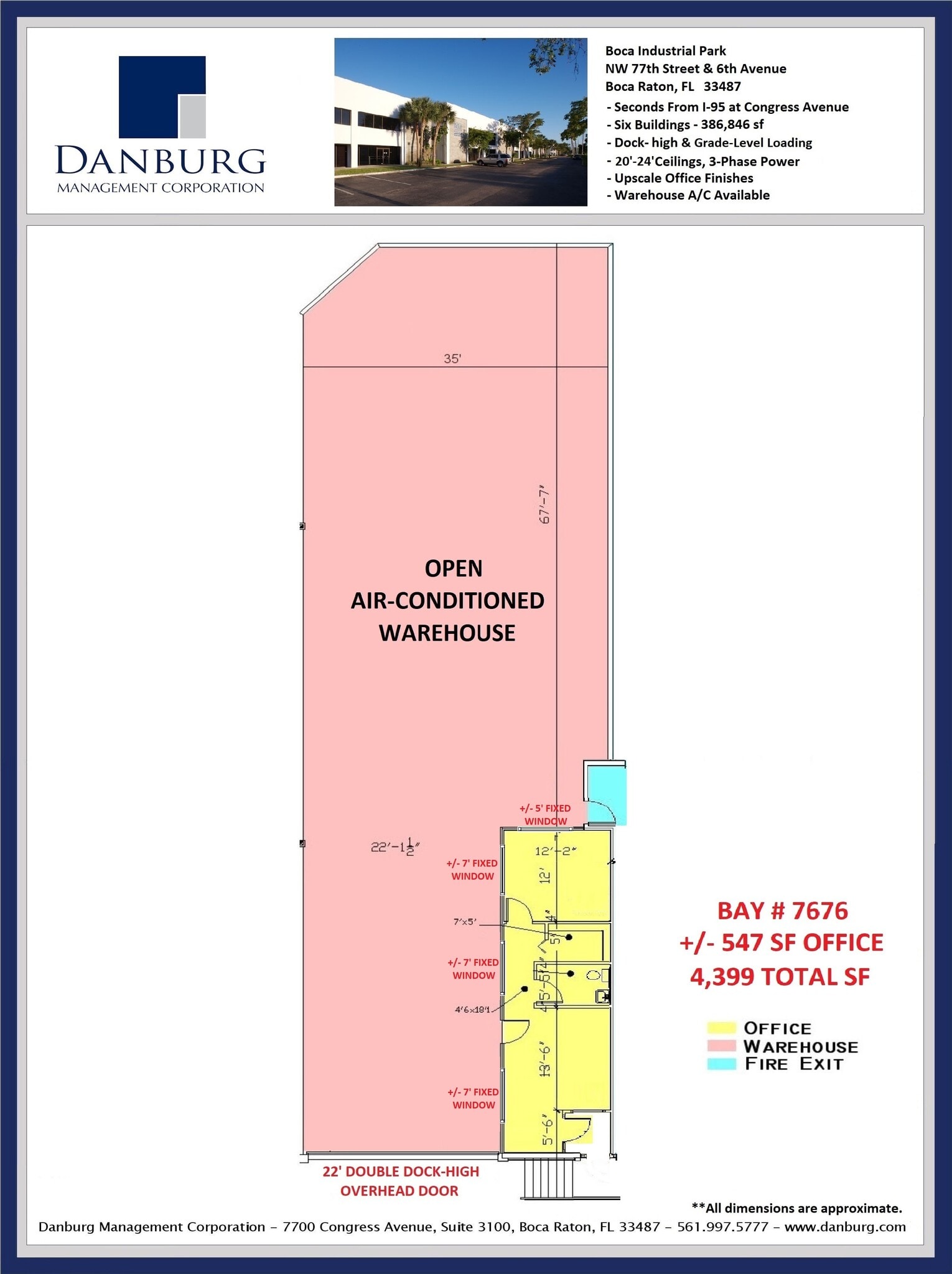 7640-7696 NW 6th Ave, Boca Raton, FL for lease Floor Plan- Image 1 of 1
