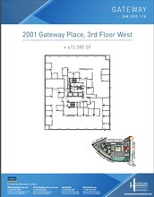 2001 Gateway Pl, San Jose, CA à louer Plan d’étage- Image 1 de 1