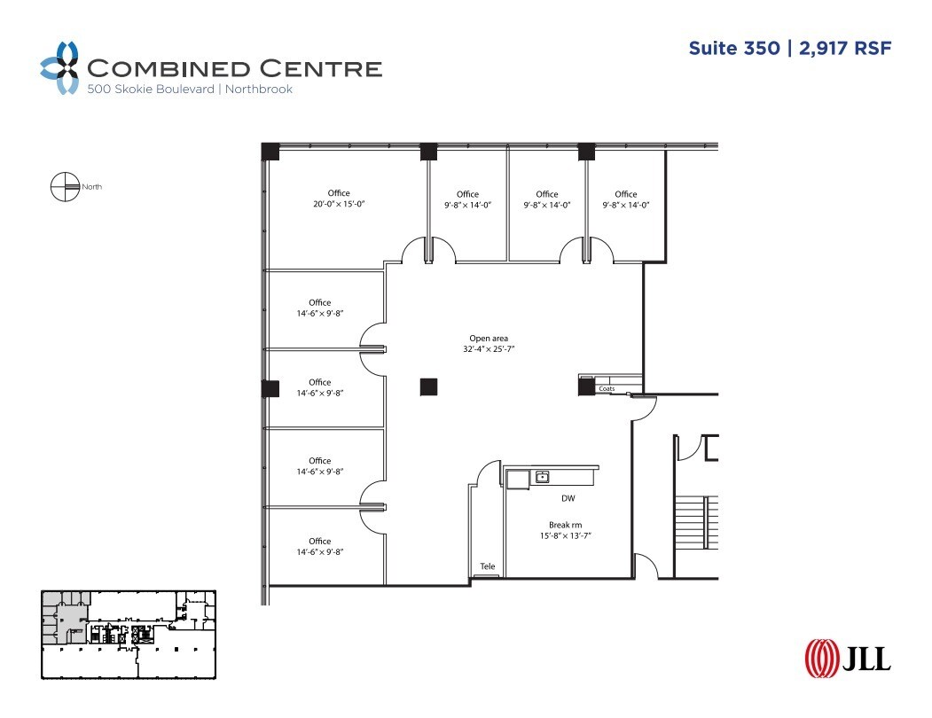 707 Skokie Blvd, Northbrook, IL for lease Floor Plan- Image 1 of 1