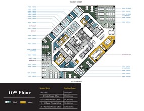 595 Market St, San Francisco, CA for lease Floor Plan- Image 1 of 2