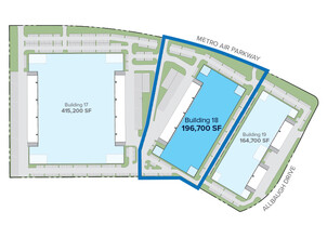 Metro Air Pky, Sacramento, CA à louer Plan de site- Image 2 de 2