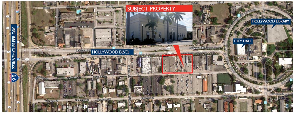 2700 Hollywood Blvd, Hollywood, FL for lease - Aerial - Image 3 of 8