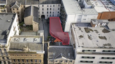 Virginia St, Glasgow, GLG - AÉRIEN Vue de la carte