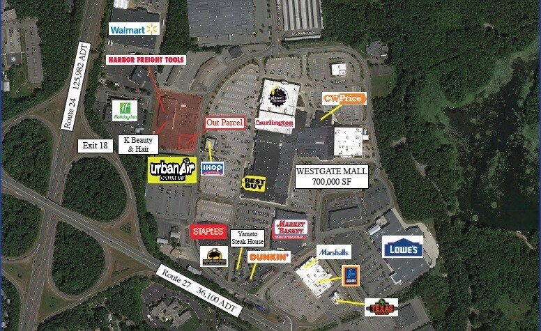 399 Westgate Dr, Brockton, MA à louer Photo du bâtiment- Image 1 de 3