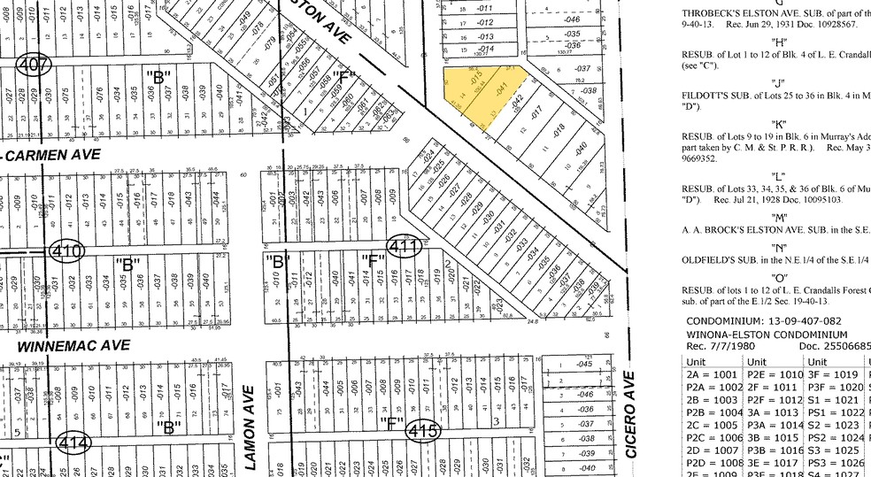 5097 N Elston Ave, Chicago, IL à louer - Plan cadastral - Image 2 de 17