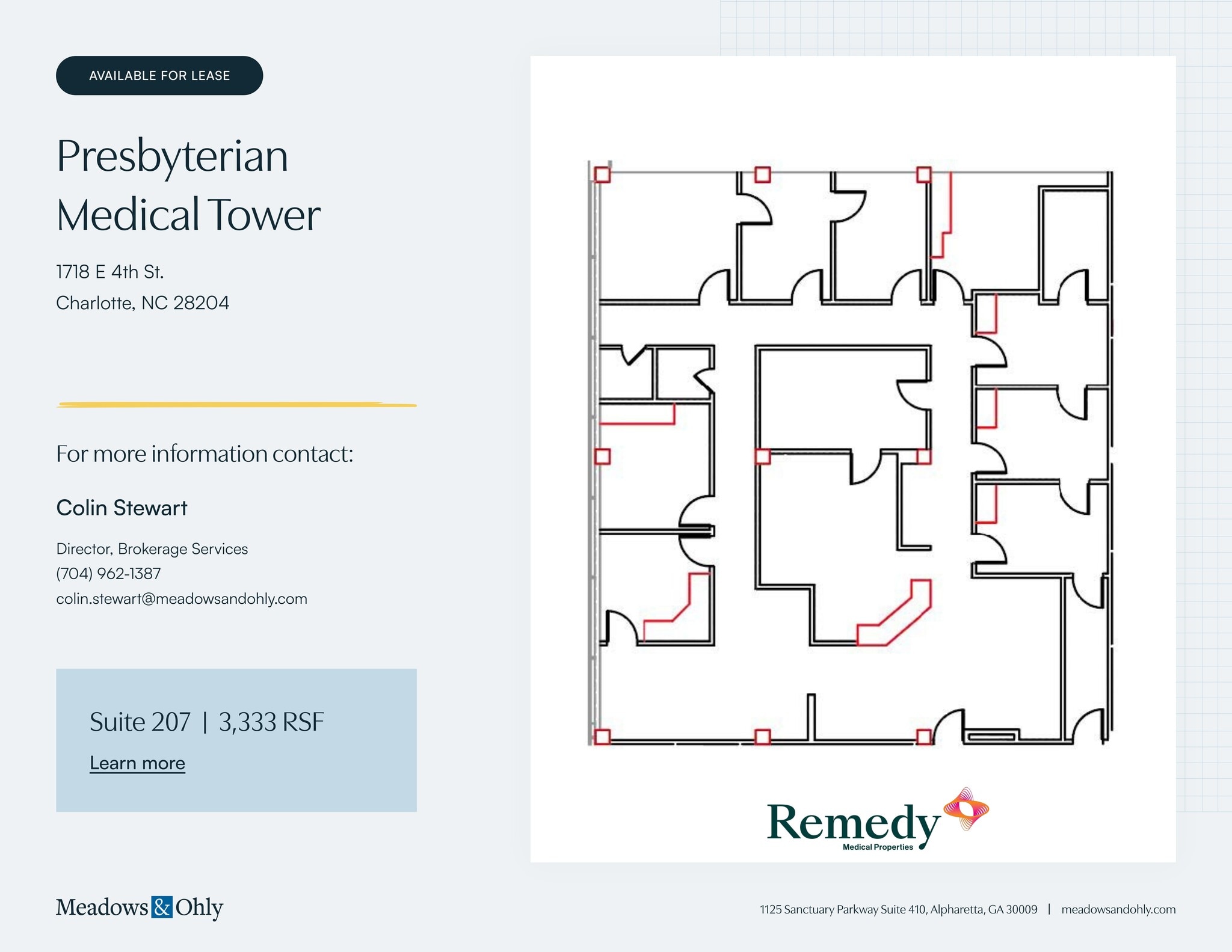 1718 E 4th St, Charlotte, NC à louer Plan de site- Image 1 de 1