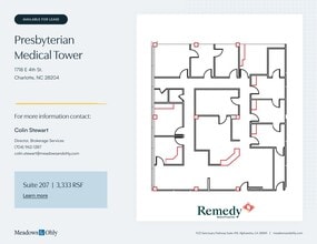 1718 E 4th St, Charlotte, NC à louer Plan de site- Image 1 de 1