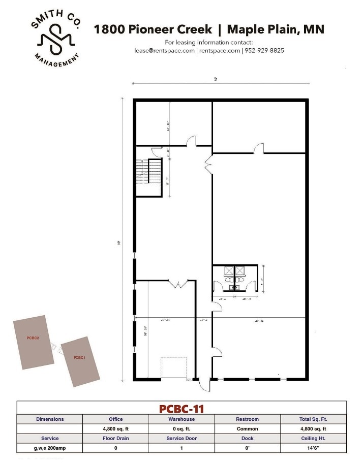 1800 Pioneer Creek Ctr, Maple Plain, MN for lease Floor Plan- Image 1 of 1