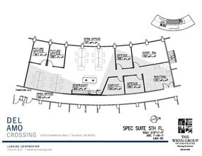 21515 Hawthorne Blvd, Torrance, CA à louer Plan d’étage- Image 1 de 2