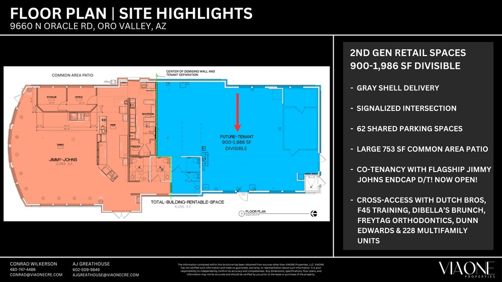 9660 N Oracle Rd, Oro Valley, AZ à louer - Photo du bâtiment - Image 3 de 12