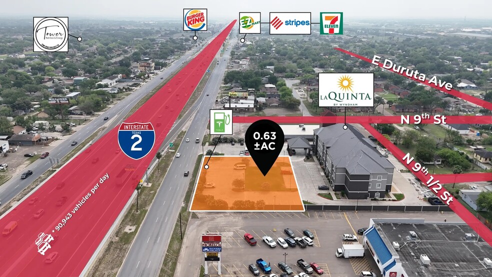 909 West Frontage Rd, Alamo, TX for lease - Aerial - Image 2 of 7