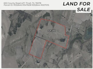 More details for 650 Co 427 rd, Thrall, TX - Land for Sale