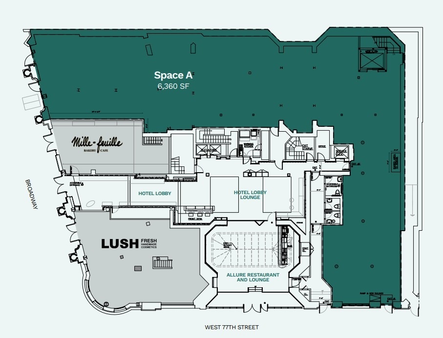 2175 Broadway, New York, NY for lease Floor Plan- Image 1 of 2