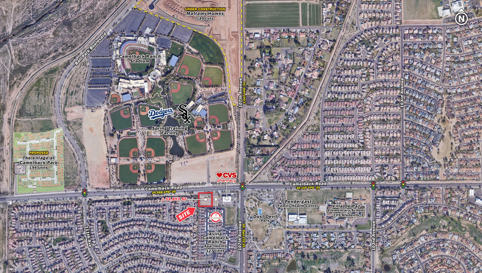SWC Camelback Rd & 107th Ave, Phoenix, AZ à vendre Photo du bâtiment- Image 1 de 4
