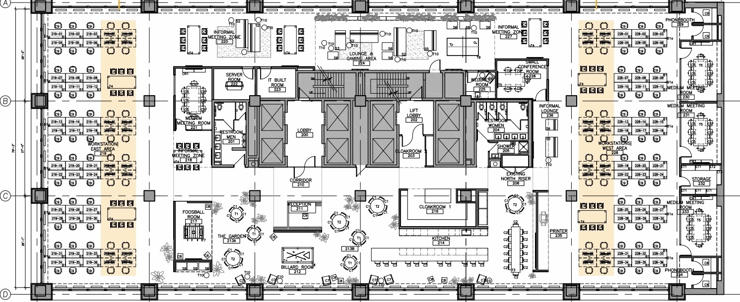 1080 Côte Du Beaver Hall, Montréal, QC à louer Plan d’étage- Image 1 de 11