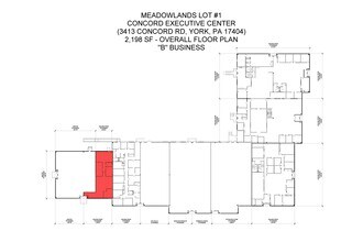 3411-3429 Concord Rd, York, PA for lease Floor Plan- Image 2 of 3