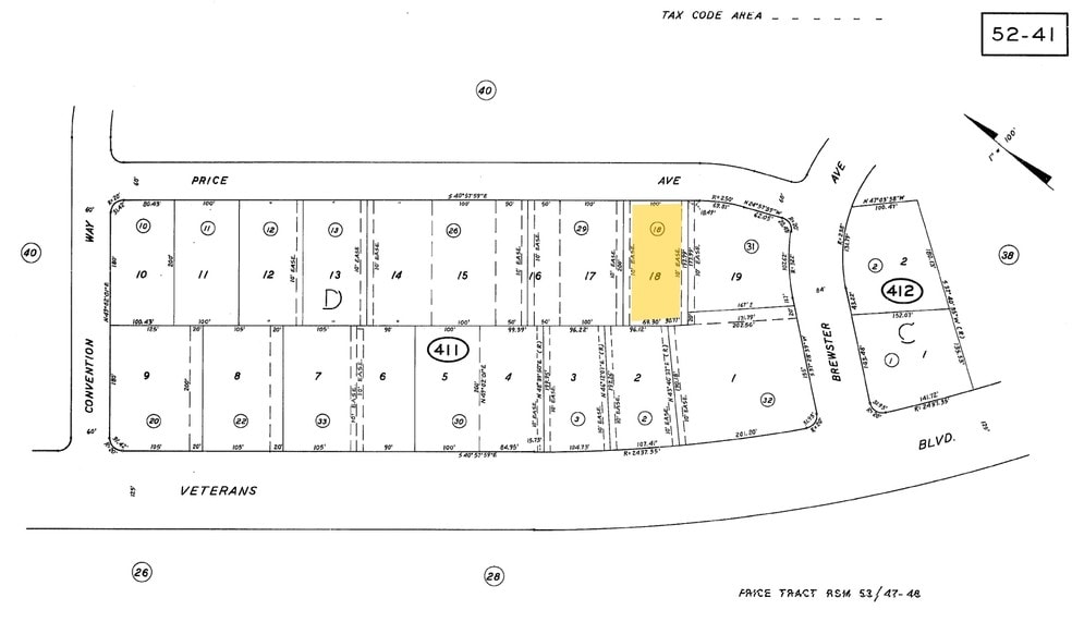 660 Price Ave, Redwood City, CA à louer - Plan cadastral - Image 2 de 2