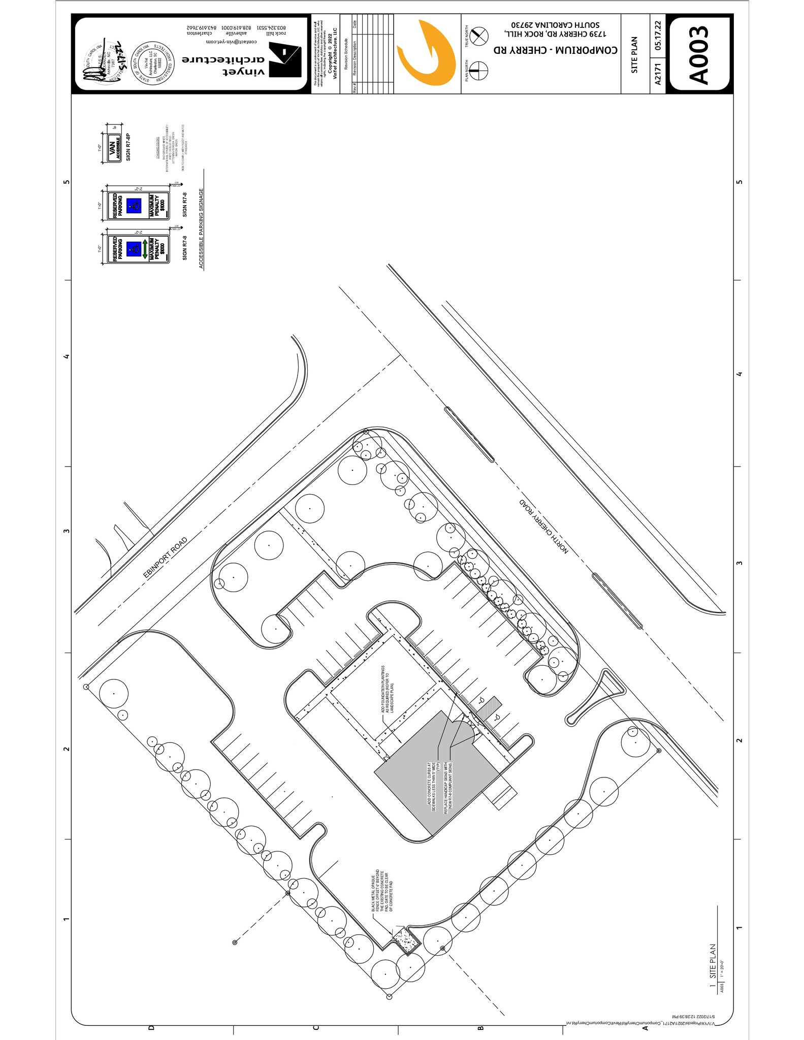 1739 Cherry Rd, Rock Hill, SC for lease Site Plan- Image 1 of 1