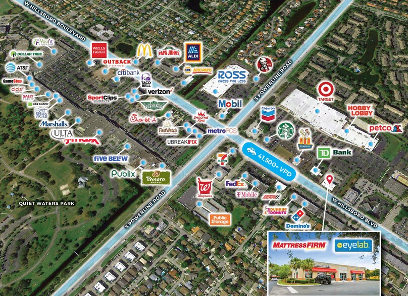 3317-3321 W Hillsboro Blvd, Deerfield Beach, FL à louer - Photo du bâtiment - Image 3 de 10