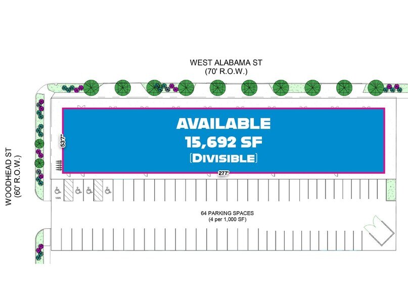 1737 W Alabama St, Houston, TX for lease - Site Plan - Image 2 of 5