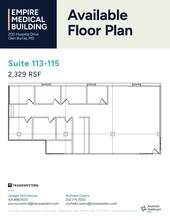 200 Hospital Dr, Glen Burnie, MD à louer Plan d’étage- Image 1 de 1