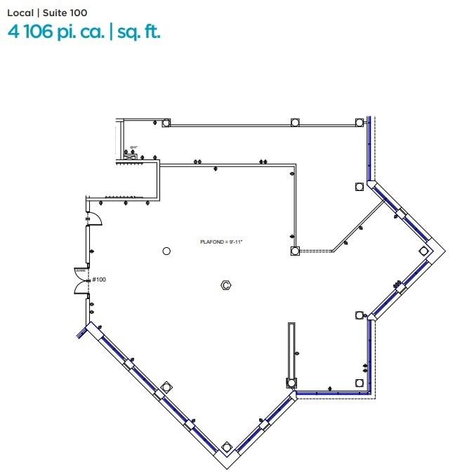 6505 Rte Transcanadienne, Montréal, QC for lease Floor Plan- Image 1 of 1