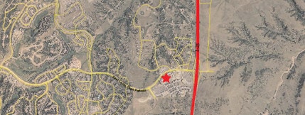 361-363 Village Square Ln, Castle Rock, CO - AERIAL  map view