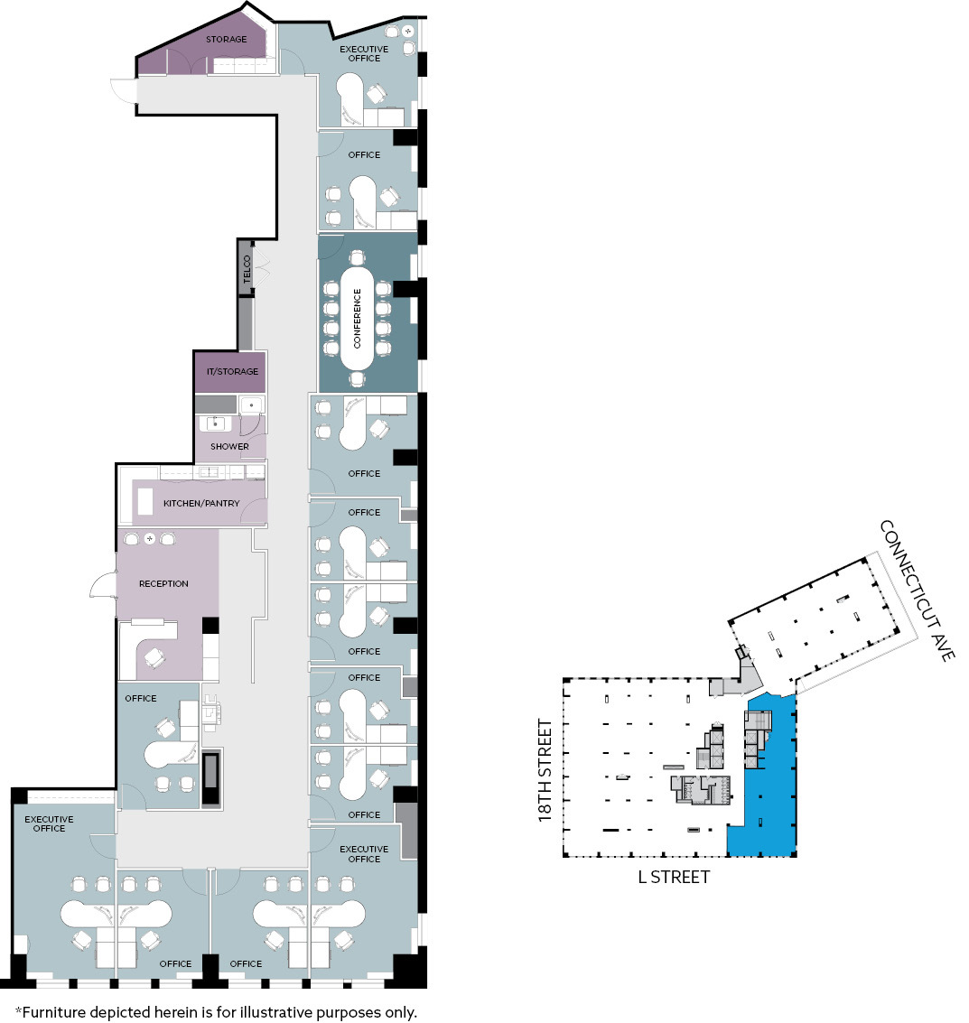 1120 Connecticut Ave NW, Washington, DC for lease Floor Plan- Image 1 of 1