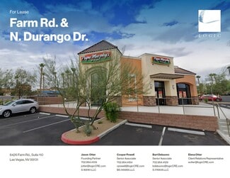 Plus de détails pour 8426 Farm Rd, Las Vegas, NV - Commerce de détail à louer