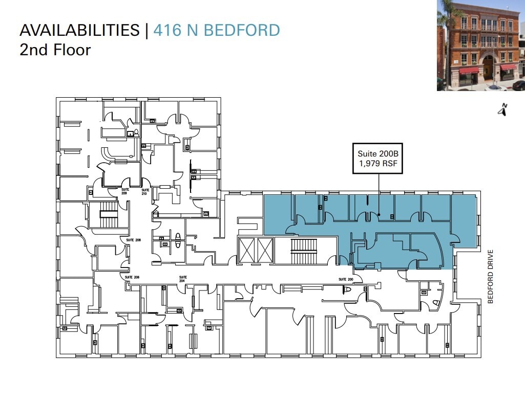 416 N Bedford Dr, Beverly Hills, CA for lease Floor Plan- Image 1 of 1