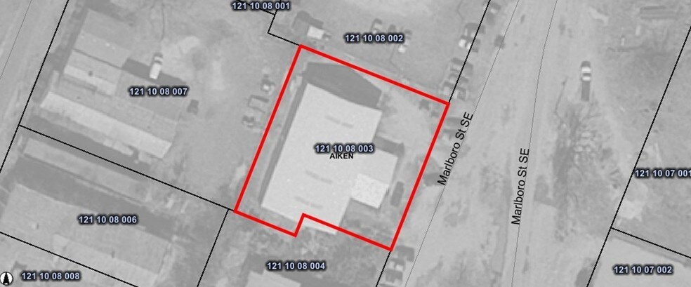 231 Marlboro St SE, Aiken, SC à vendre - Plan cadastral - Image 2 de 2
