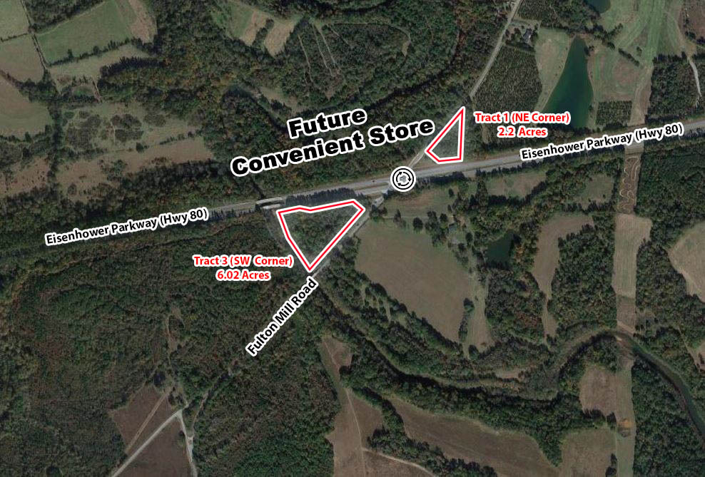 Eisenhower Pky & Fulton Mill Rd portefeuille de 2 propriétés à vendre sur LoopNet.ca Aérien- Image 1 de 8