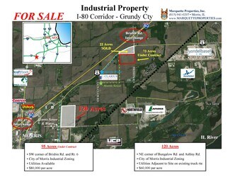 Plus de détails pour Brisbin Rd & US Route 6, Morris, IL - Terrain à vendre