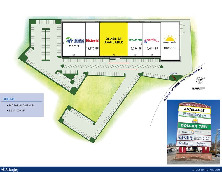 1580-1600 VFW Pky, West Roxbury, MA à louer - Photo du bâtiment - Image 2 de 4