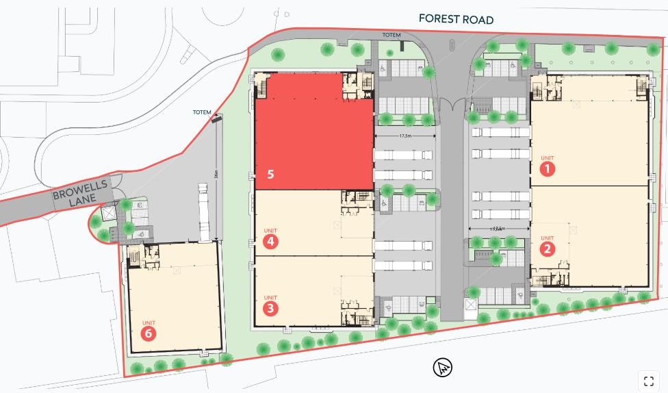 Forest Road, Feltham for lease - Site Plan - Image 3 of 3
