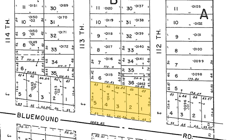 11216 W Bluemound Rd, Wauwatosa, WI à vendre - Plan cadastral - Image 3 de 9