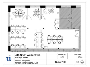 440 N Wells St, Chicago, IL for lease Floor Plan- Image 1 of 8