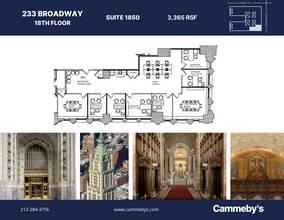 233 Broadway, New York, NY à louer Plan d’étage- Image 1 de 1