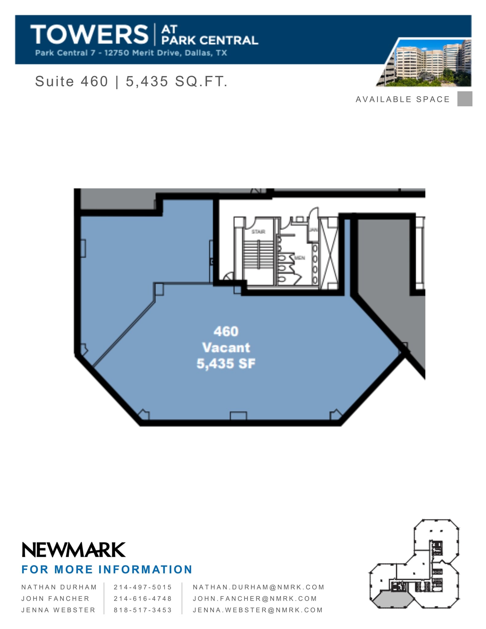 12750 Merit Dr, Dallas, TX à louer Plan de site- Image 1 de 2